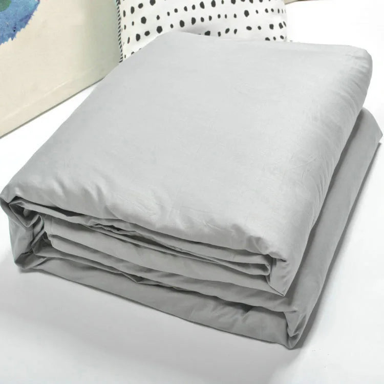 Cotton Microfiber Gravity Heavy Blanket 15lbs Weighted Blanket for Anxiety Bedroom