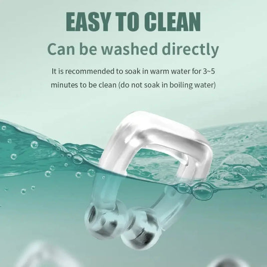 Anti Snoring Corrector Silicone Magnetic Snoring Holder Mini Portable And Easy Soft Ventilation Nose Handle Easy Breathe Improve