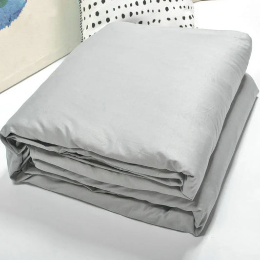 Cotton Microfiber Gravity Heavy Blanket 15lbs Weighted Blanket for Anxiety Bedroom