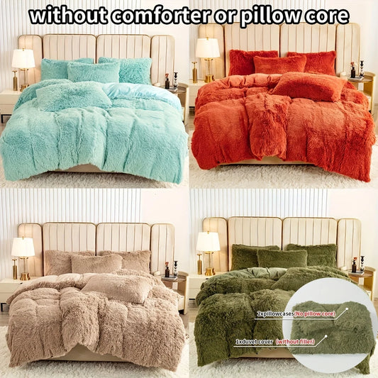 VitaSphere™ Ultra-Soft Plush Duvet Cover & Pillowcases for Deep Rest and Cozy