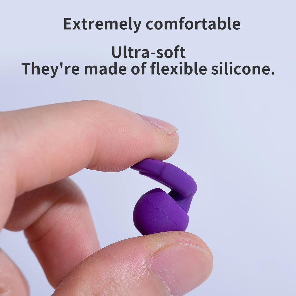 VitaSphere™ Loop Quiet — Silicone Noise Shield Ear Plugs for Sleep, Focus & Swimming