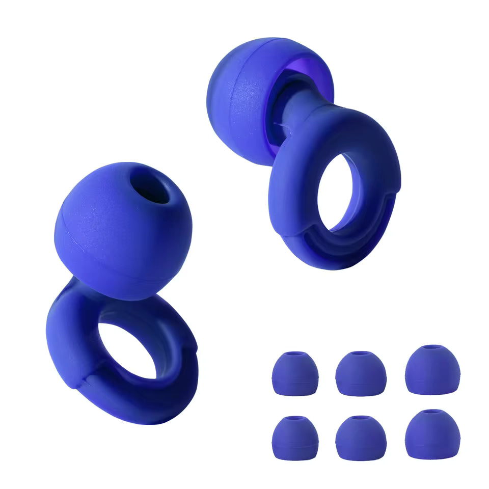 VitaSphere™ Loop Quiet — Silicone Noise Shield Ear Plugs for Sleep, Focus & Swimming