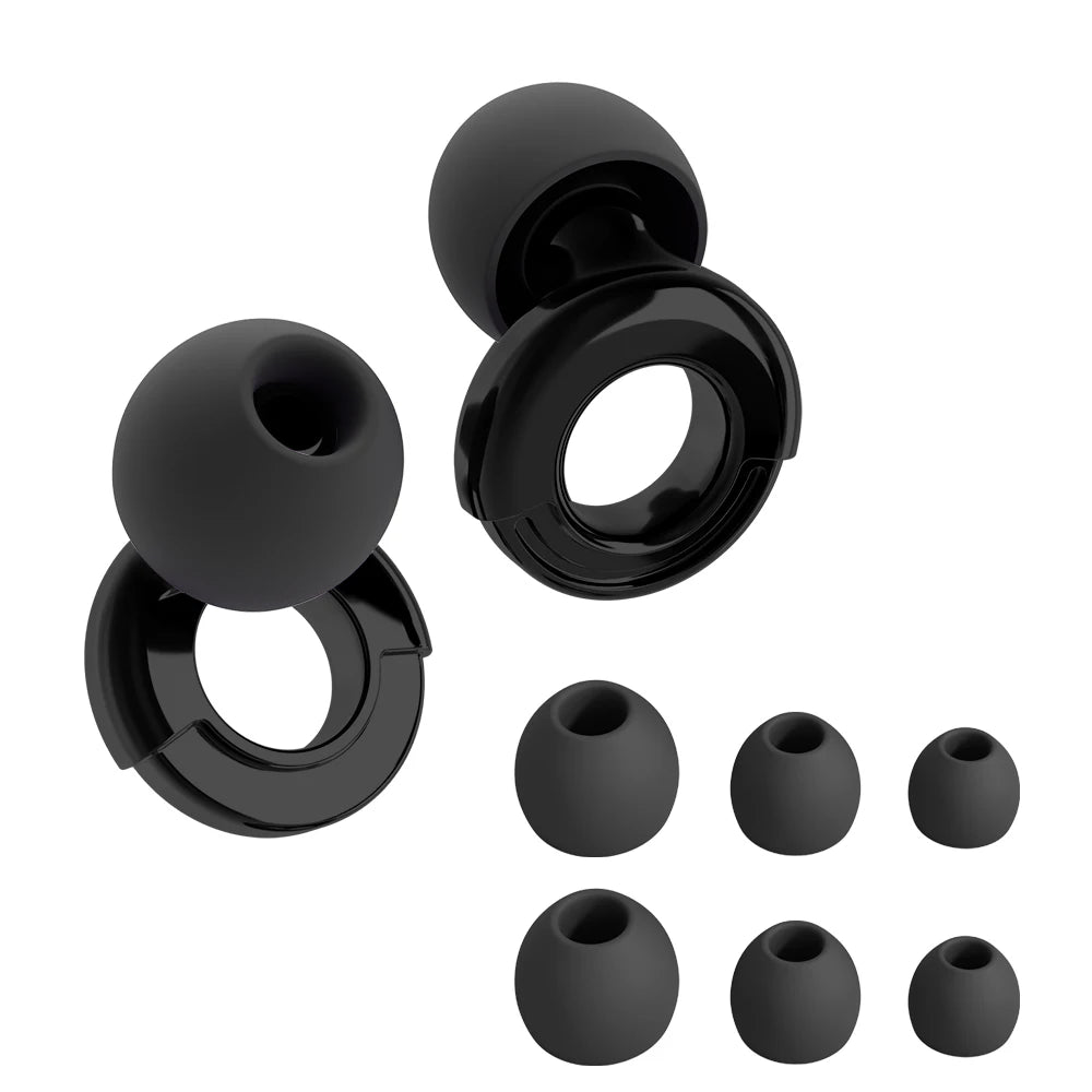 VitaSphere™ Loop Quiet — Silicone Noise Shield Ear Plugs for Sleep, Focus & Swimming