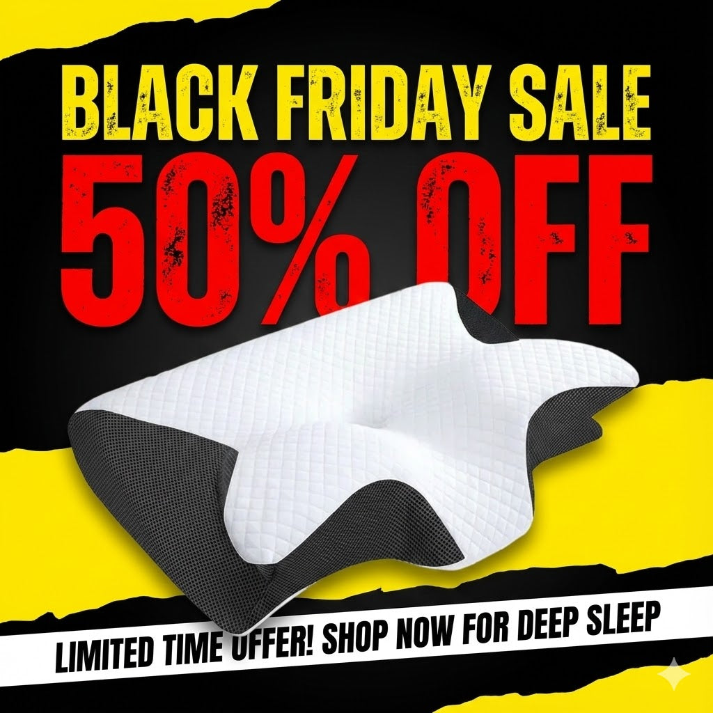 VitaSphere™ Cervical Pillow – Ergonomic Neck & Spine Support for Deep Sleep
